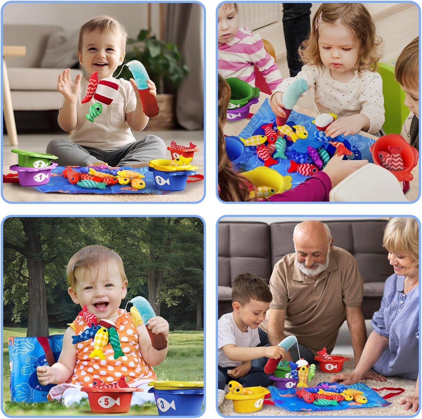 Jeu de pêche Montessori – jouet pour enfants