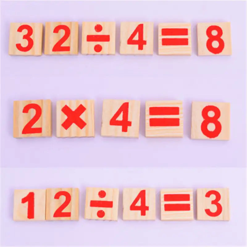 Jouet de mathématiques Montessori – chiffres et bâtonnets