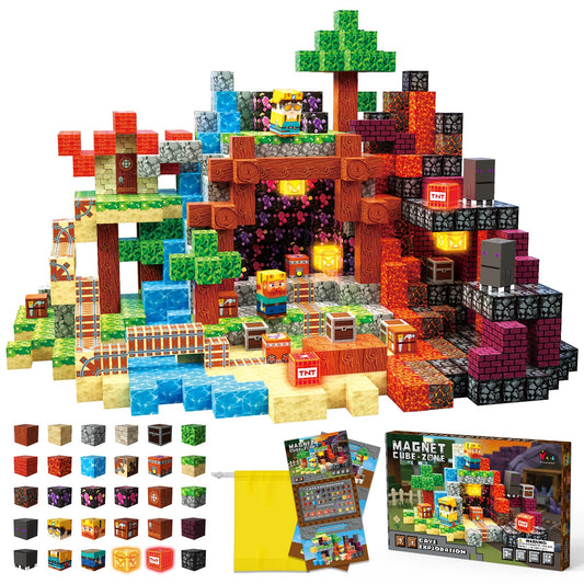 2 cm Magnetwürfel Höhlenexpedition mit Zubehör, Aufbewahrungsbeutel und Spielkarten