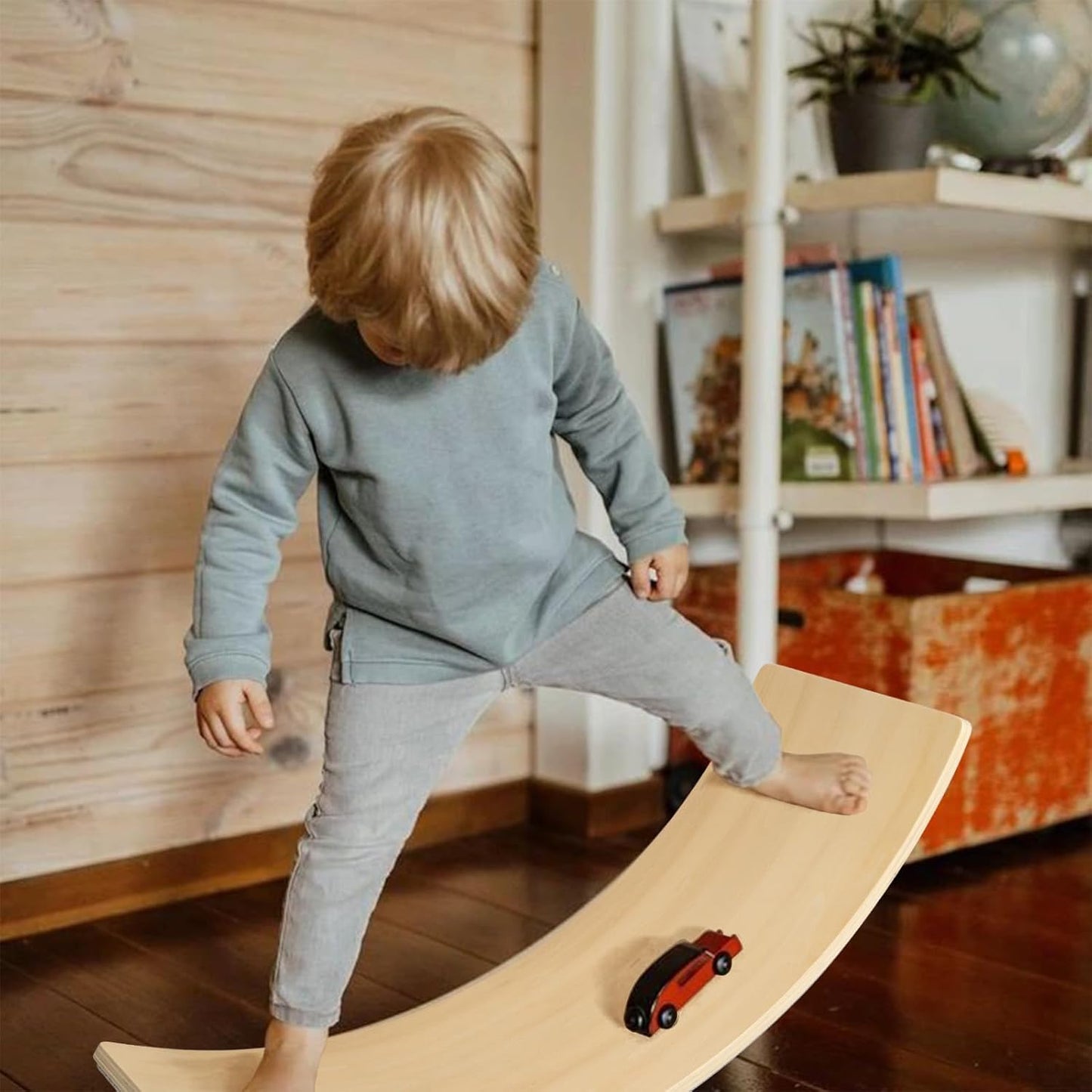 Planche d’équilibre Montessori en bois – planche à bascule pour enfants