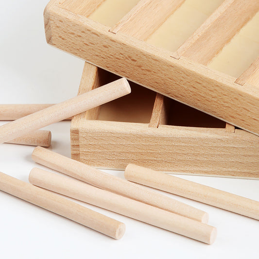 Montessori Zählbrett Holz Kinder Zahlen lernen Mengen verstehen Lernspiel Mathematik Spielzeug