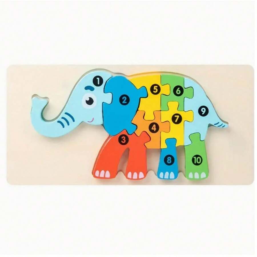 Puzzles Montessori en bois pour tout-petits