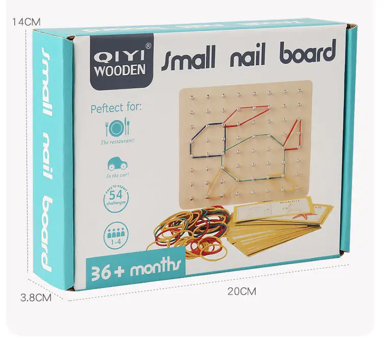 Montessori Kreatives Holz Geoboard