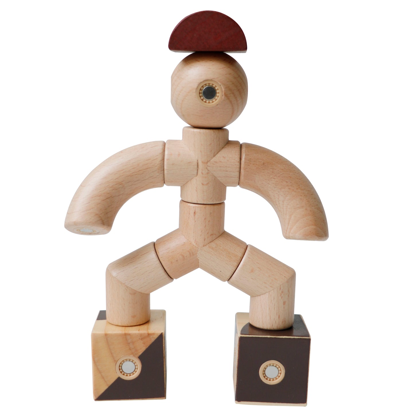 MontessoriLernwelt Holz Magnetspielzeug Stehende Figur