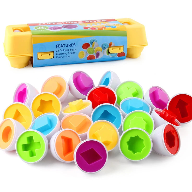 Montessori-eierspeelgoed voor baby's vanaf 1 jaar
