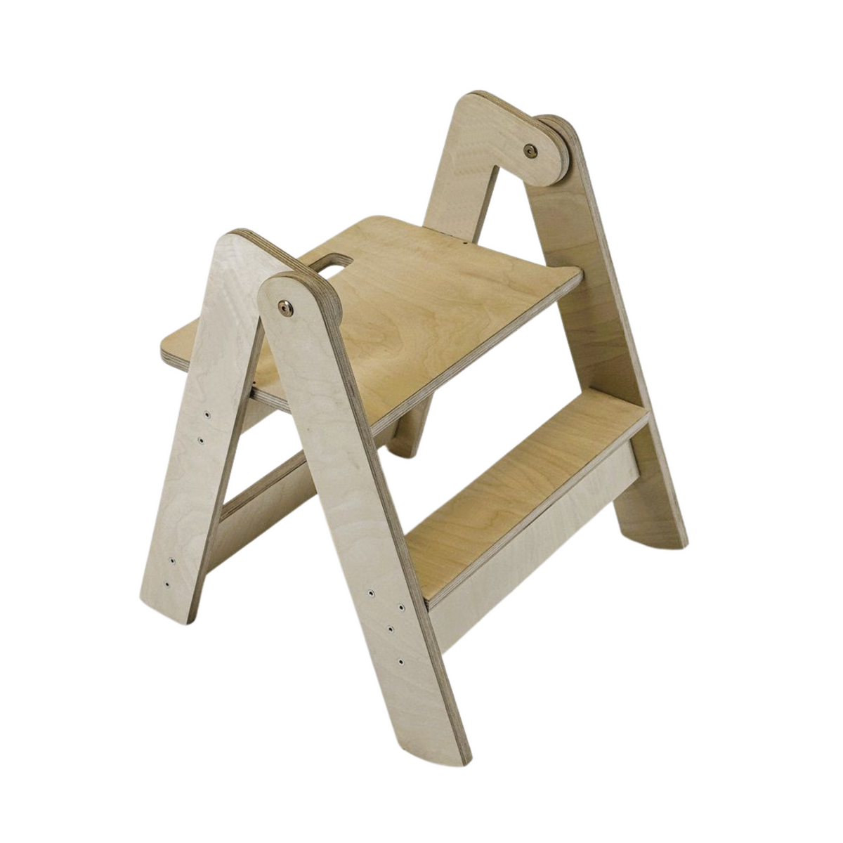 Klappbarer Tritthocker für Kinder – Platzsparend & Stabil aus Holz