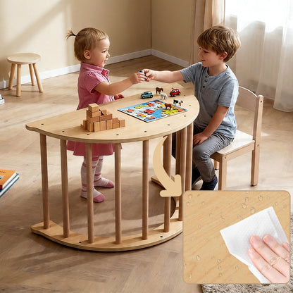 Montessori 6-in-1 Spielzeug als Kletterbogen für aktive Kinder