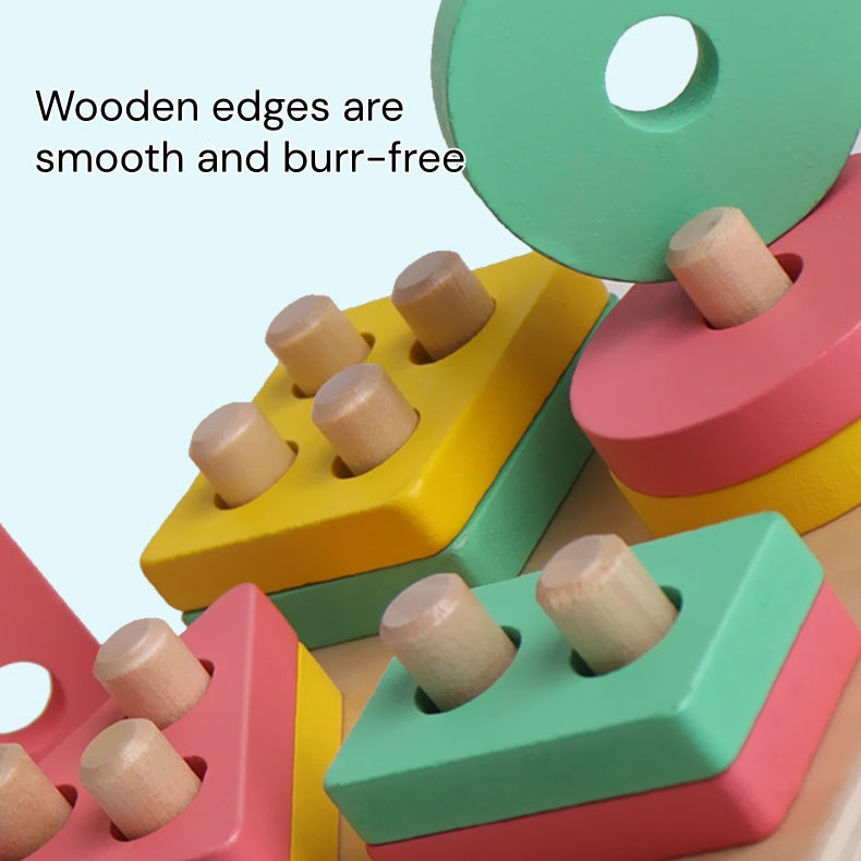 5-in-1 Motorik-Würfel (Montessori-inspiriert) – Lern- & Logikspiel