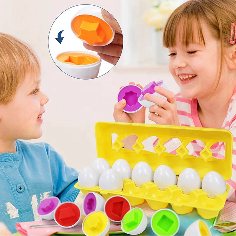 Montessori-eierspeelgoed voor baby's vanaf 1 jaar