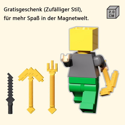 Magnetiske byggeklodser Montessori – Pædagogisk legetøj