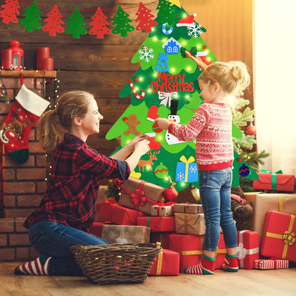 DIY Filz-Weihnachtsbaum – Interaktives Dekorations-Set