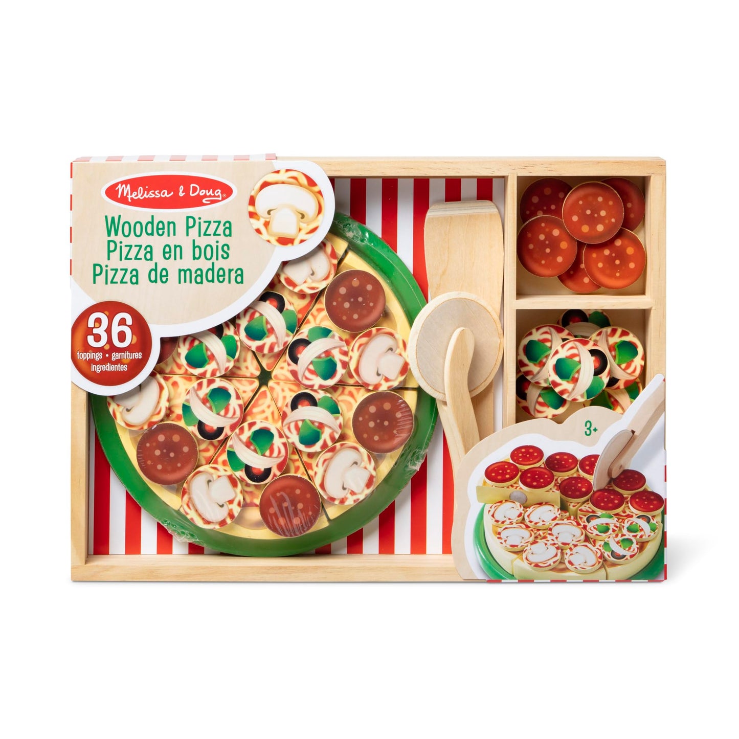 Premium Holz-Pizza-Set – 54-tlg. Küchenzubehör (Klett)