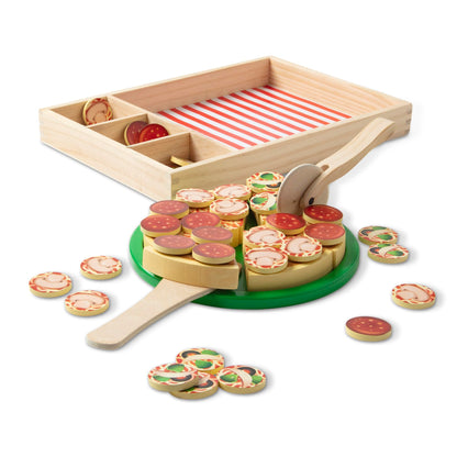 Premium Holz-Pizza-Set – 54-tlg. Küchenzubehör (Klett)