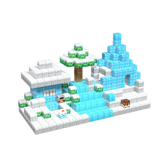 Montessori Magnetbausteine Original-Eiswelt – Winter Edition
