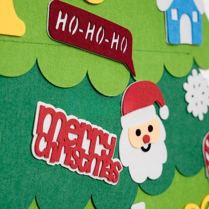 DIY Filz-Weihnachtsbaum – Interaktives Dekorations-Set