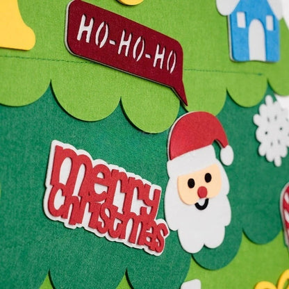 DIY Filz-Weihnachtsbaum – Interaktives Dekorations-Set