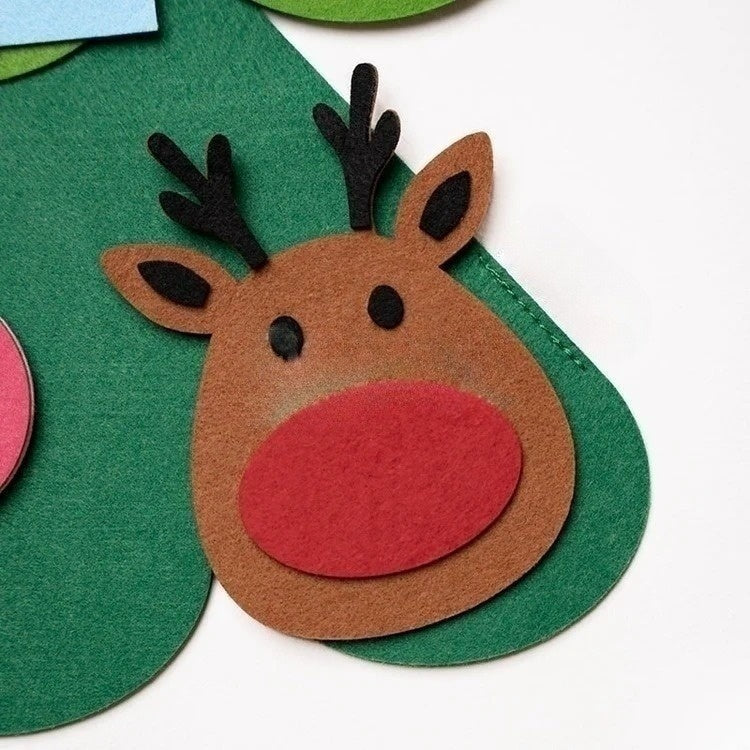 DIY Filz-Weihnachtsbaum – Interaktives Dekorations-Set