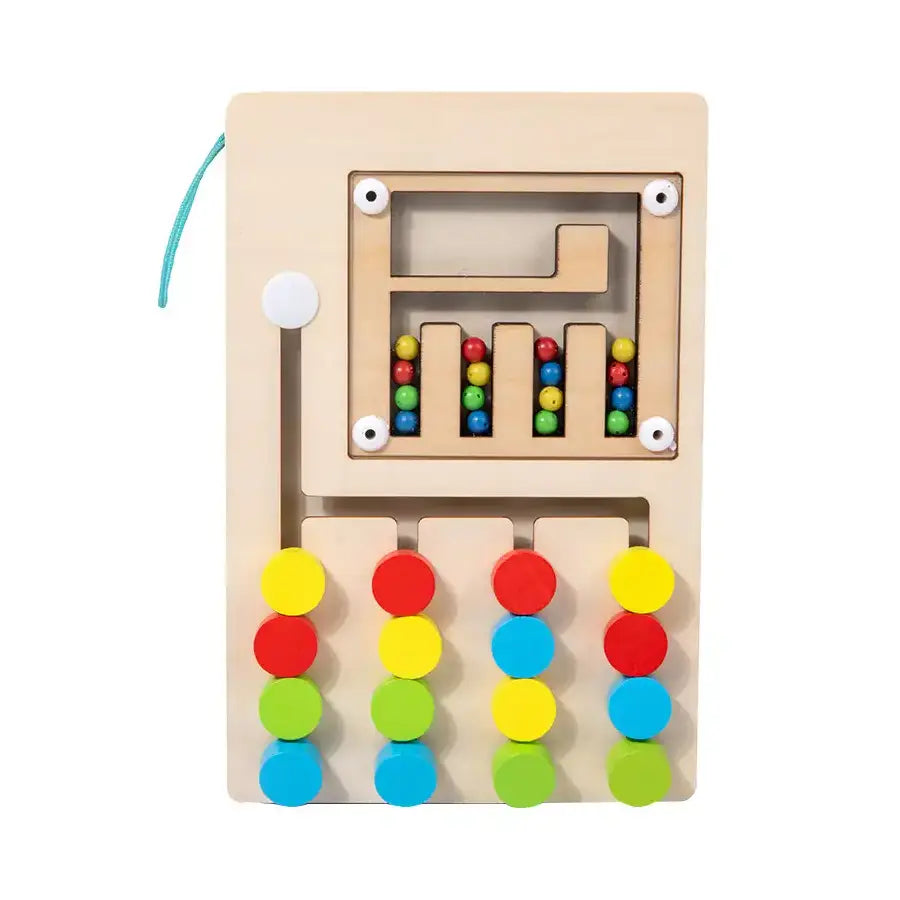 Montessori-trælegetøj – læringslabyrint