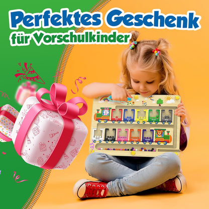 Montessori Holz-Labyrinth 3D – Magnetisches Geschicklichkeitsspiel