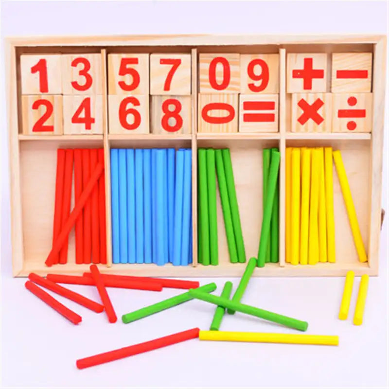 Jouet de mathématiques Montessori – chiffres et bâtonnets