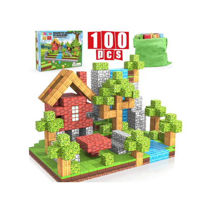 Blocs magnétiques Montessori – Construction stable et amusante