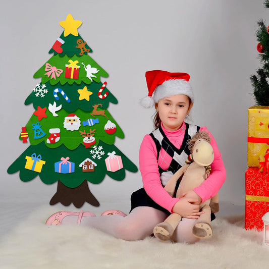 DIY Filz-Weihnachtsbaum – Interaktives Dekorations-Set