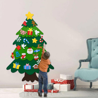 DIY Filz-Weihnachtsbaum – Interaktives Dekorations-Set