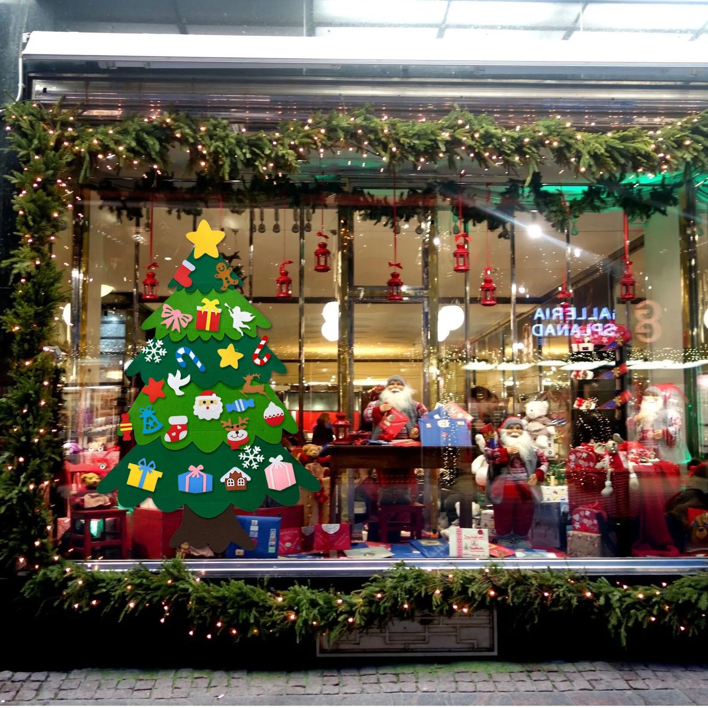 DIY Filz-Weihnachtsbaum – Interaktives Dekorations-Set
