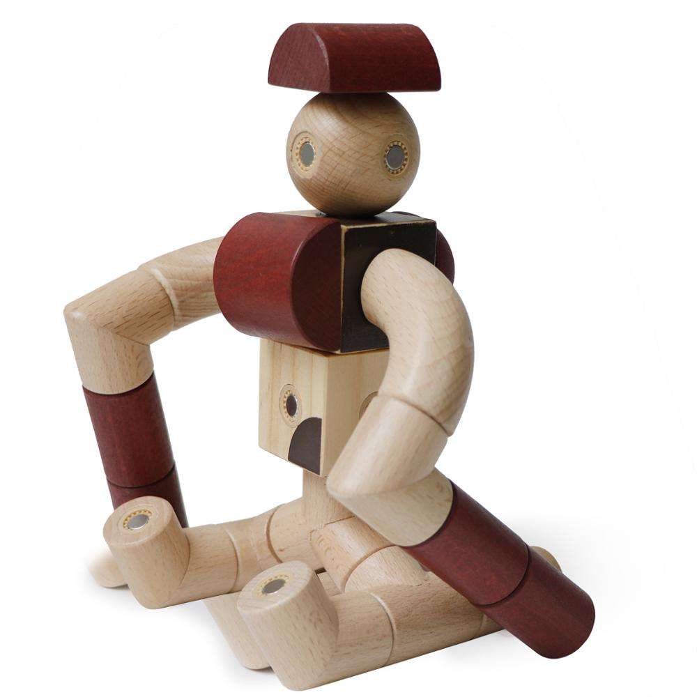 MontessoriLernwelt Magnet Bausteine Sitzende Figur