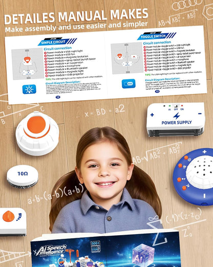 Elektronik Experimentierkasten mit Anleitung für Kinder