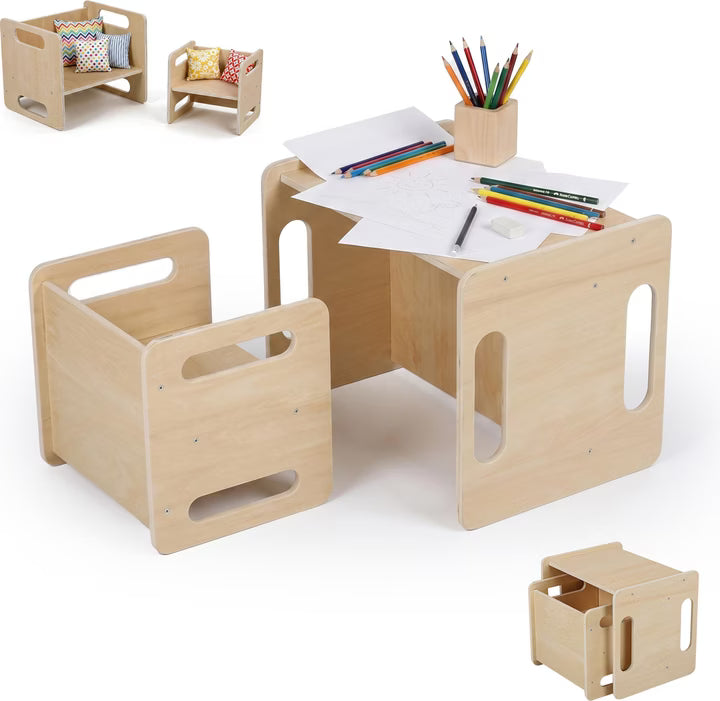 Kinder Entdeckertisch zum Spielen Lesen und Malen