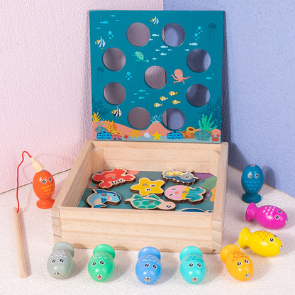 Magnetischen Angelspiels Montessori