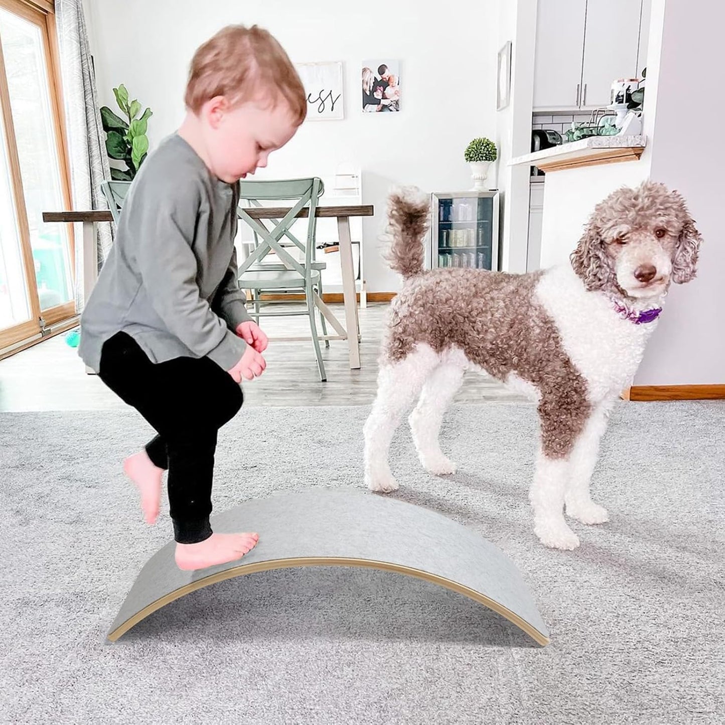 Planche d’équilibre Montessori en bois – planche à bascule pour enfants