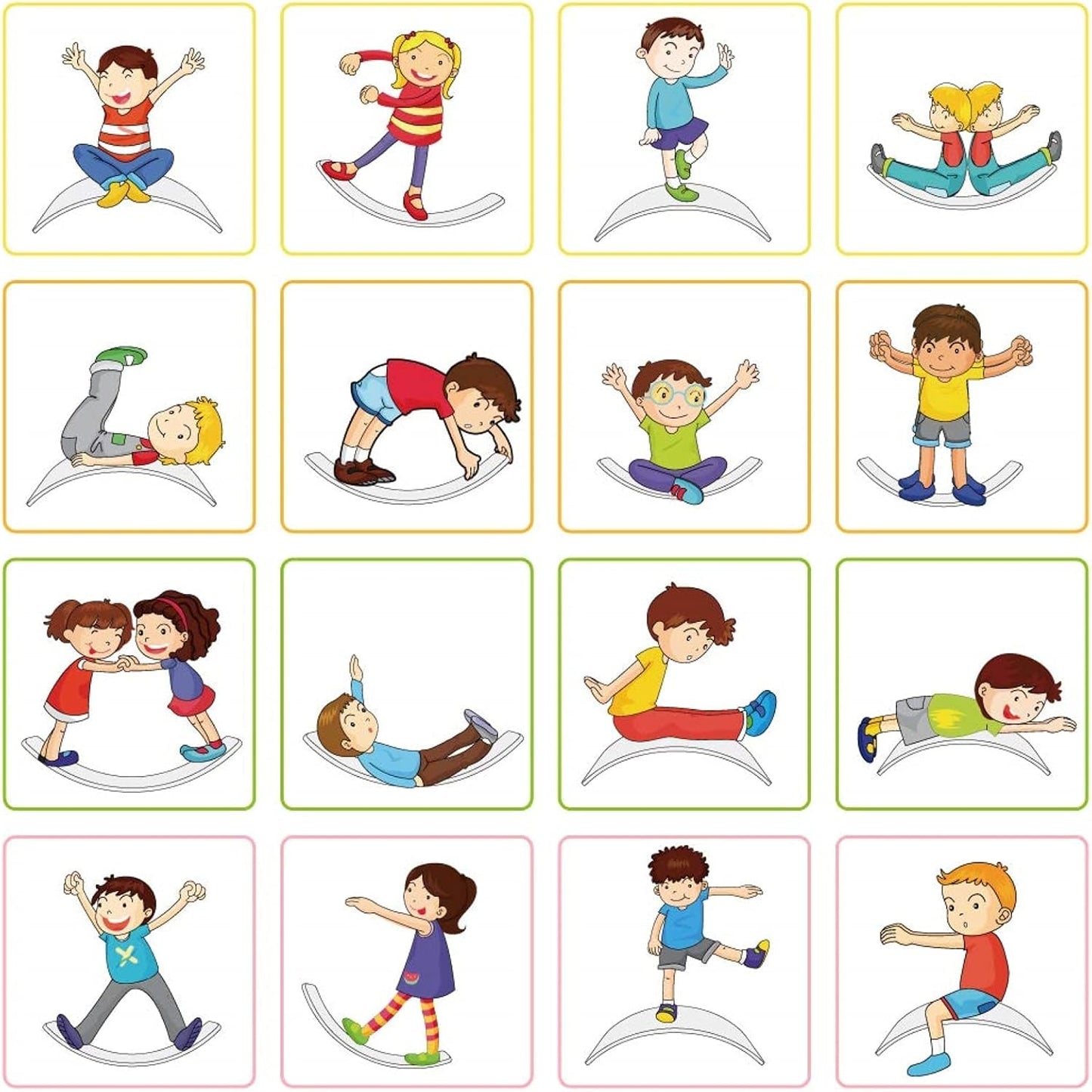 Planche d’équilibre Montessori en bois – planche à bascule pour enfants