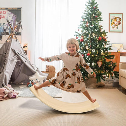 Planche d’équilibre Montessori en bois – planche à bascule pour enfants