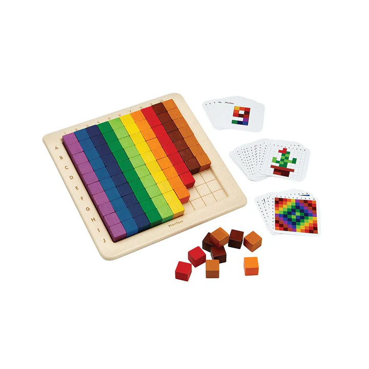 Montessori Zählwürfel 2100-teilig Lernspielzeug aus Holz