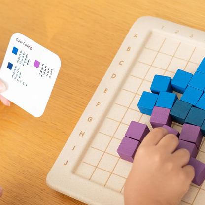 Montessori Zählwürfel 2100-teilig Lernspielzeug aus Holz