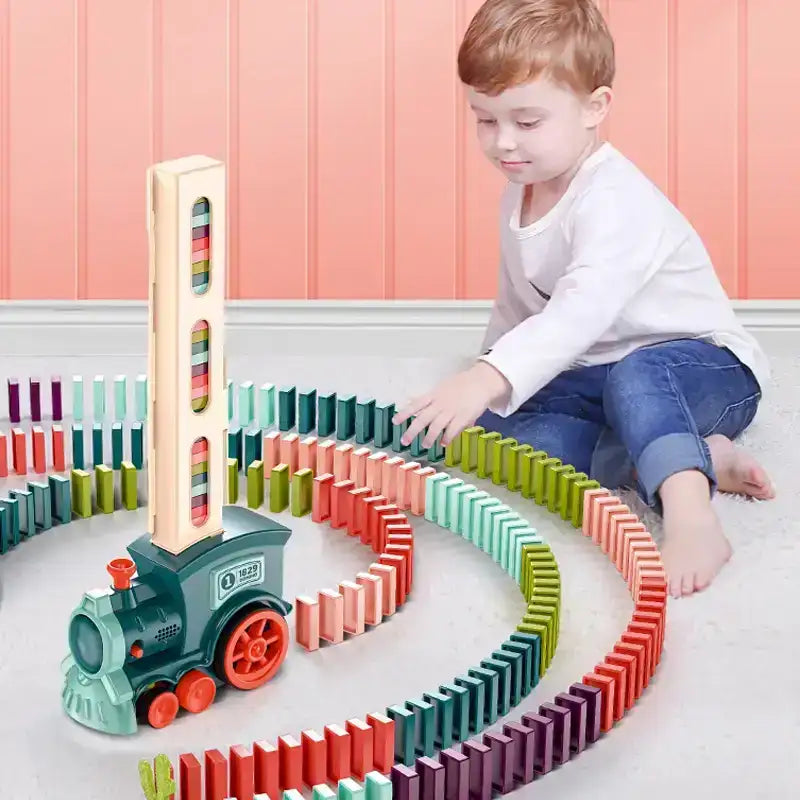 Montessori Automatischer Domino Zug Set