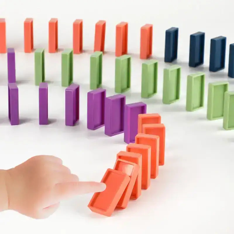 Montessori Automatischer Domino Zug Set