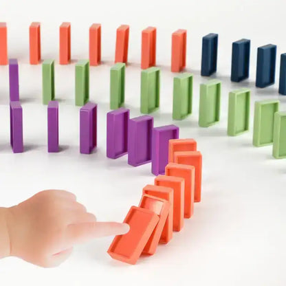 Montessori Automatischer Domino Zug Set