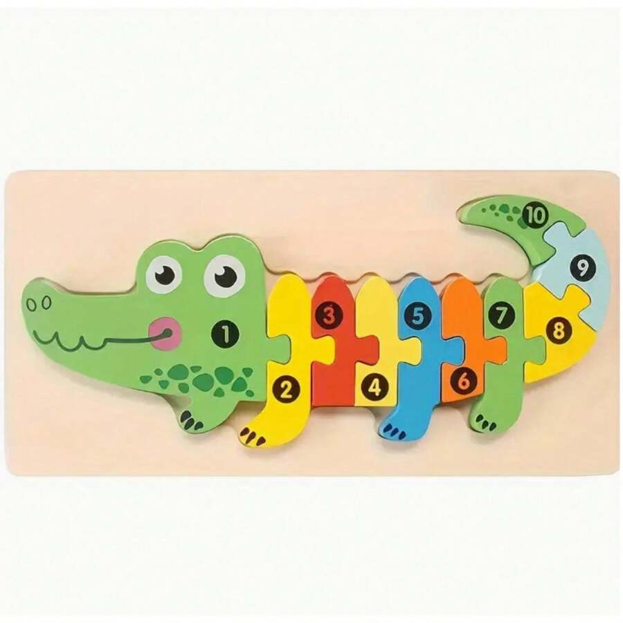 Puzzles Montessori en bois pour tout-petits