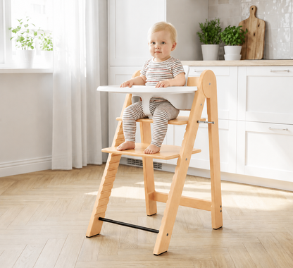 Montessori Lernturm 3-in-1 klappbar höhenverstellbar aus Holz für Kinder Küche Lernhilfe