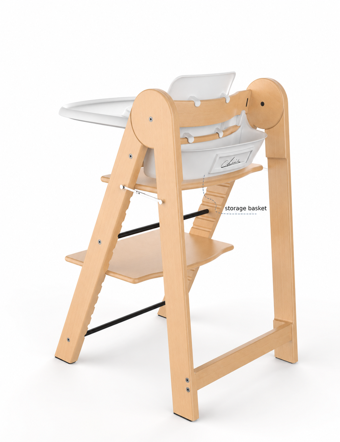 Montessori Lernturm 3-in-1 klappbar höhenverstellbar aus Holz für Kinder Küche Lernhilfe