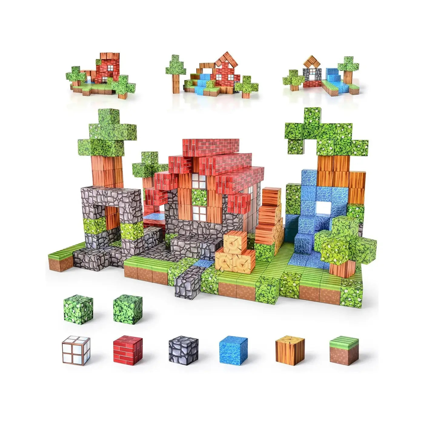 Blocs de construction magnétiques Montessori – Jouet éducatif créatif