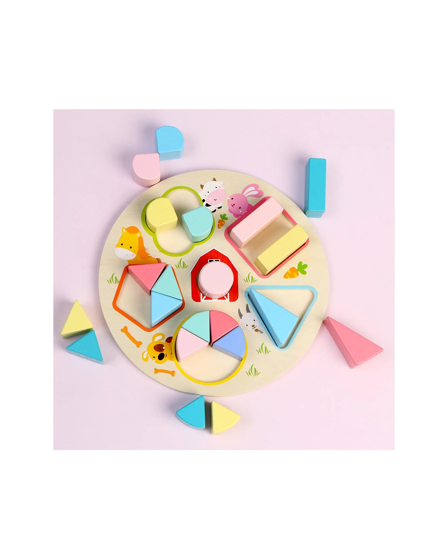 Montessori Formen Steckspiel Holz Kinder Lernspiel Farben Formen Motorik Spielzeug
