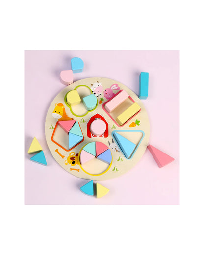 Montessori Formen Steckspiel Holz Kinder Lernspiel Farben Formen Motorik Spielzeug