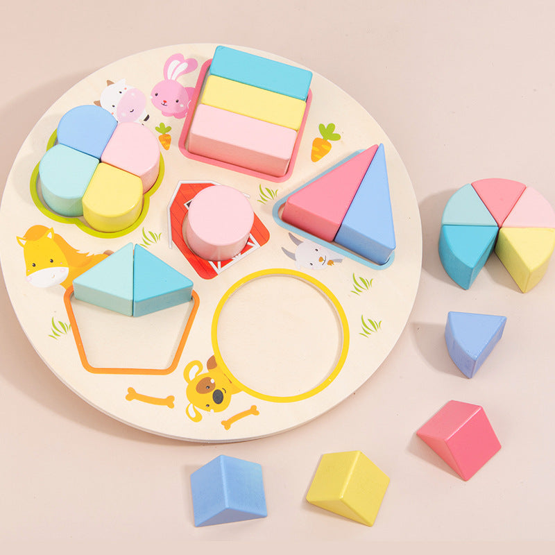 Montessori Formen Steckspiel Holz Kinder Lernspiel Farben Formen Motorik Spielzeug