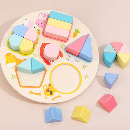 Montessori Formen Steckspiel Holz Kinder Lernspiel Farben Formen Motorik Spielzeug