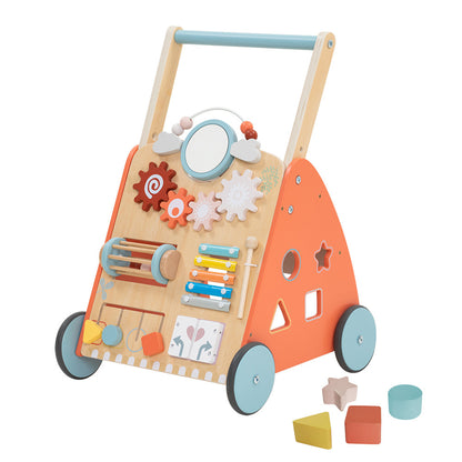 Montessori Lauflernwagen Holz Baby Motorikwagen Lernspielzeug