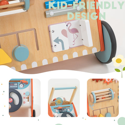 Montessori Lauflernwagen Holz Baby Motorikwagen Lernspielzeug
